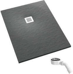Schedpol Kalait Grey Stone cădiță de duș dreptunghiulară 120x70 cm gri 3.3136/S/ST-M2 (33136SSTM2)
