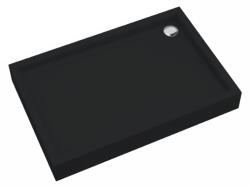 Schedpol Medium Black Mat cădiță de duș dreptunghiulară 100x90 cm negru 3.4745/C/MG (34745CMG)