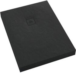 Schedline Nonlimits Black Stone cădiță de duș dreptunghiulară 180x80 cm negru 3ST. N1P-80180/C/ST-M1/C/ST (3STN1P80180CSTM1CST)