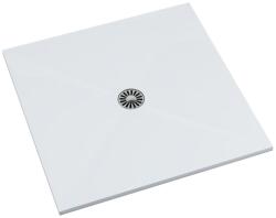 Schedpol De Luxe cădiță de duș pătrată 100x100 cm alb 3.042 (3042)