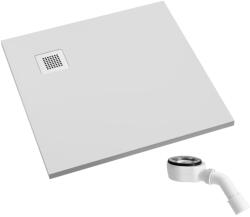 Schedpol Kalait Smooth White cădiță de duș pătrată 100x100 cm alb 3.3102-M2 (33102M2)