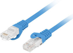 Lanberg PCU6-10CU-0050-B Cablu patch Cat. 6 U/UTP LSZH CU AWG26, neecranat, albastru, 0, 5 m