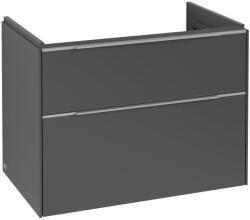 Villeroy & Boch Subway 3.0 dulap 77.2x46.2x57.6 cm sub chiuveta pe perete grafit C57400VR (C57400VR)