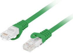 Lanberg PCU6-10CU-1000-G Cablu patch verde neecranat Cat. 6 U/UTP LSZH CU AWG26, 10 m