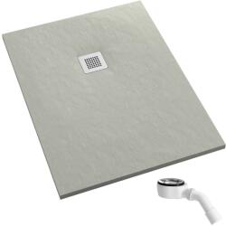 Schedpol Kalait Cement Stone cădiță de duș dreptunghiulară 180x100 cm ciment 3.3131/CT/ST-M2 (33131CTSTM2)