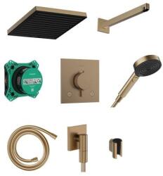 Hansgrohe Pulsify E set de duș ascuns cu termostat cu duș de ploaie || 24625140 (24625140)
