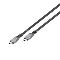 Gembird Cablu de date Gembird negru de 240 W, USB-C, 30 cm (CCBP-USB4-CMCM240-0.3M) (CCBP-USB4-CMCM240-0.3M)