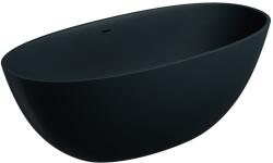 Omnires Shell M+ cadă freestanding 160x75 cm ovală negru SHELLWWZPBLV (SHELLWWZPBLV)