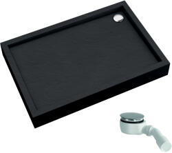 Schedline Favory Plus Black Mat cădiță de duș dreptunghiulară 120x80 cm negru 3ST. F1P-80120/C/MG (3STF1P80120CMG)