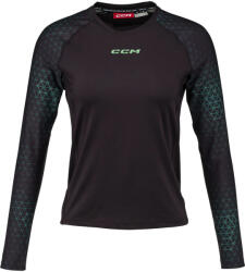 CCM Tricou pentru femei TH Training LS Dark Green XS