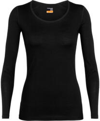 Icebreaker Tricou pentru femei Merino 200 Oasis LS Scoop Black L