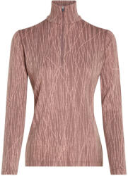 Icebreaker Tricou pentru femei Merino 260 Vertex LS Half Zip Delta AOP Summit/Blush/J M