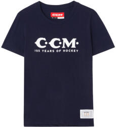 CCM Tricou pentru femei 125 Anniversary SS Tee Navy L
