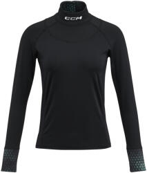 CCM Tricou pentru femei Neck Guard LS Black XL