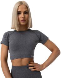 GymBeam Tricou pentru femei FLO CropTop Grey S