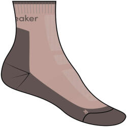Icebreaker Șosete pentru femei Hike+ Ultralight Quarter Pink Quartz/Porcini L