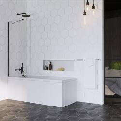 Radaway Paravan de cada Radaway Idea 6 PNJ II negru mat-transparent 70x150 cm sticla 6 mm (10001070-54-01)