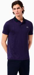 Lacoste Tricou pentru bărbați Ultra-Dry Stretch Polo Navy Blue/Cossak Purple L