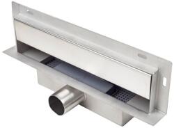 BALNEO Set rigola dus plus capac Balneo W-Drain Next finisaj inox 90 cm scurgere la perete (A0301010102-4)