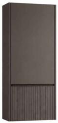 Kolpa San Dulap coloana mediu suspendat KolpaSan Orphia riflat 1 usa si 1 sertar 45x100 cm finisaj grafit negru (584570)