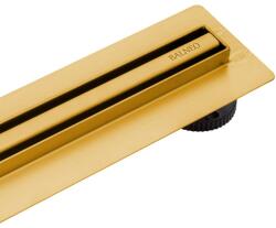 BALNEO Set rigola dus plus capac Balneo Slim & Low ProLine finisaj auriu lucios 80 cm (A0401030201-3)