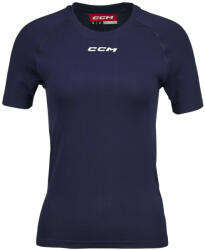 CCM Tricou de compresie pentru femei SS Training Tee Navy Senior XS