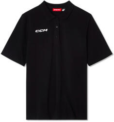CCM Tricou pentru bărbați Team Polo Black M