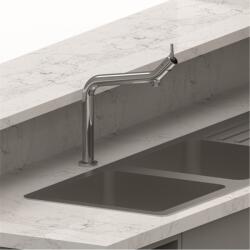 Inter Ceramic Baterie bucatarie cu pipa inalta Inter Ceramic monocomanda finisaj crom lucios (7163475C)
