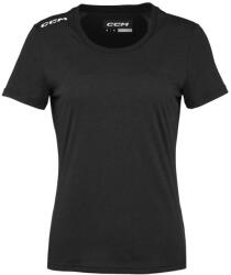 CCM Tricou pentru femei Crew Neck SS TEE Black XS