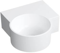 Omnires Lavoar suspendat Omnires Ovo M+ finisaj alb mat 33.5 cm dreapta (OVO335UWPBM) - neakaisa