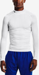 Under Armour Tricou pentru bărbați HeatGear Comp Mock LS-WHT M