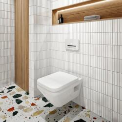 Villeroy & Boch Set vas WC suspendat Villeroy&Boch Architectura Combi-Pack TwistFlush Rimless cu capac alb Alpin CeramicPlus (5685CLR1)