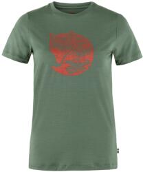 Fjällräven Tricou pentru femei Fjällräven Abisko Wool SS W Patina Green/Terracotta Brown XS