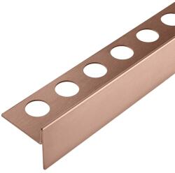 BALNEO Profil inclinat dreapta pentru podea Balneo Floor Strips 120 cm finisaj cupru periat (D0101040110-1)