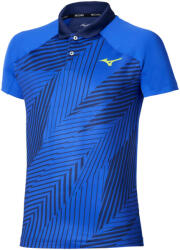 Mizuno Tricou pentru bărbați Stargazer Shadow Short Sleeve Polo Dazzling Blue M