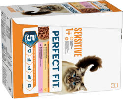 Perfect Fit 12x85g Perfect Fit Sensitive Csirke & lazac nedves macskatáp