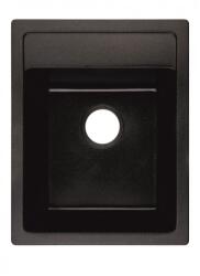 Inter Ceramic Chiuveta compozit Inter Ceramic finisaj granit negru 40x50 cm (4050BLACK) Chiuveta