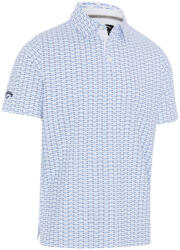 Callaway Tricou pentru bărbați Callaway Albatross Geo Print Polo Bright White XL