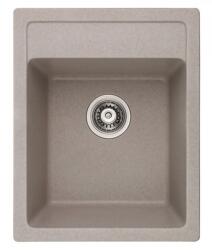 Inter Ceramic Chiuveta compozit Inter Ceramic finisaj granit gri nisip 40x50 cm (4050SAND) Chiuveta