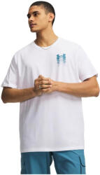 Under Armour Tricou pentru bărbați BLUR LOGO SS White/Boundless Blue L
