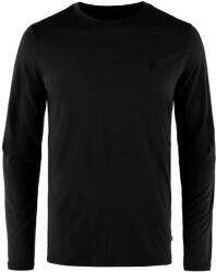 Fjall Raven Tricou pentru bărbați Fjällräven Abisko Wool LS Black M