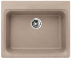 Inter Ceramic Chiuveta compozit Inter Ceramic finisaj granit nisip 62x52cm fara picurator (8106 SAND) Chiuveta