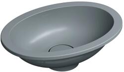 Omnires Lavoar sub blat Omnires Shell M+ finisaj gri cenusa mat 45 cm (SHELL380UPAG) - neakaisa