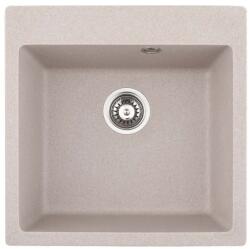 Inter Ceramic Chiuveta compozit Inter Ceramic finisaj granit gri nisip 50x50 cm (5050 SAND) Chiuveta