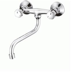 Inter Ceramic Baterie bucatarie dubla comanda Inter Ceramic Quick finisaj crom lucios (5015873 7116)