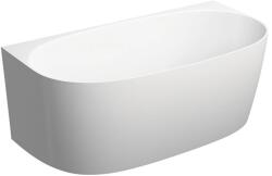 Omnires Cada freestanding compozit Omnires Valencia M+ BTW finisaj alb lucios 148x77 cm (VALENCIA148SWPBP) - neakaisa