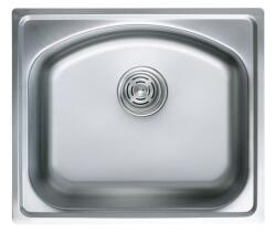 Inter Ceramic Chiuveta inox Inter Ceramic cu o cuva finisaj inox lucios 50x42 cm (5042 / 5043) Chiuveta