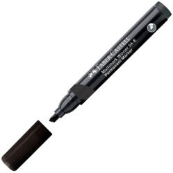 Faber-Castell Faber-Castell: Permanent Marker fekete alkoholos filctoll vágott heggyel (153199)
