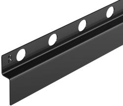 BALNEO Profil inclinat dreapta pentru perete Balneo Floor Strips 170 cm finisaj negru mat (D0101020101-2)