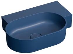 Omnires Lavoar suspendat Omnires Ovo M+ finisaj albastru inchis mat 55.5 cm dreapta (OVO555UWPMB)